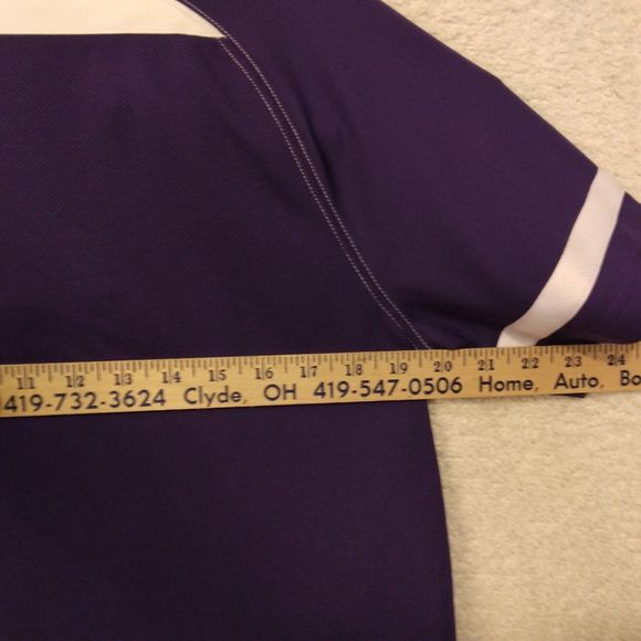 Under Armour golf polo mens S Small purple short sleeve Dominanace on field - Picture 7 of 9